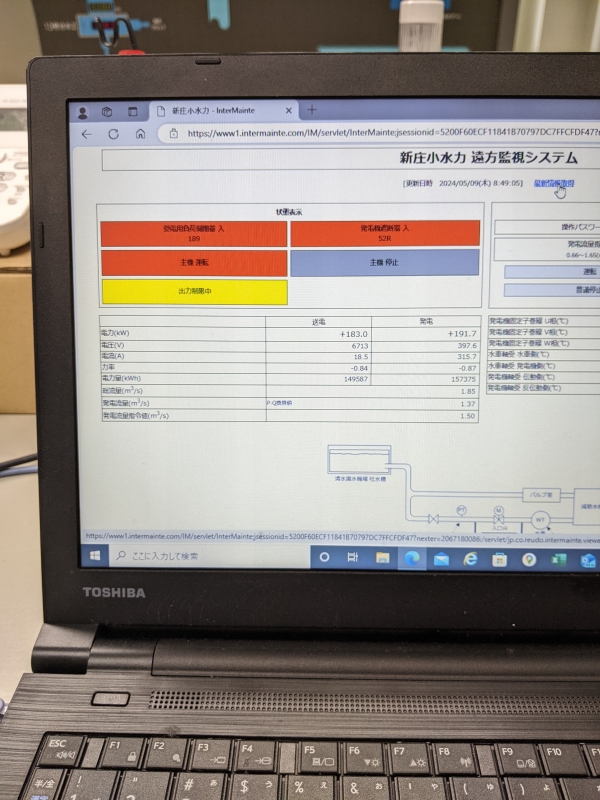 令和6年度小水力発電開始