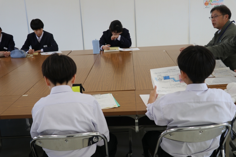 新庄小水力発電所視察